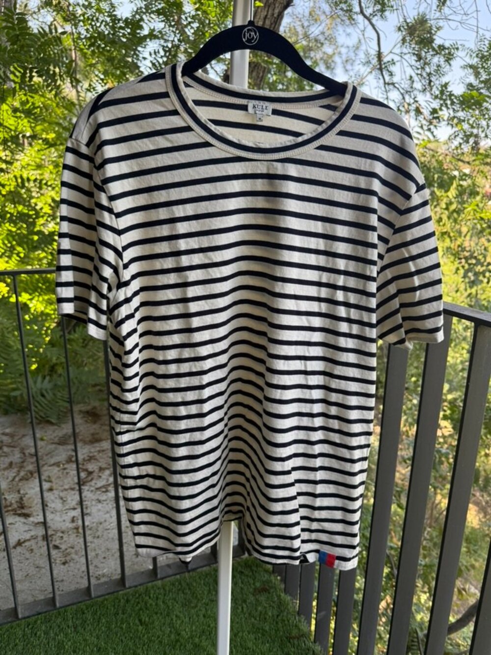 KULE Mister Striped Tee Size M